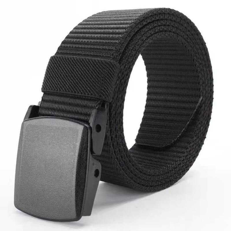 Moda Cinto Largo Masculino Nylon Fivela de Plástico Náilon militar 1000D Impermeável contra a suor leve Ajustável Diário
