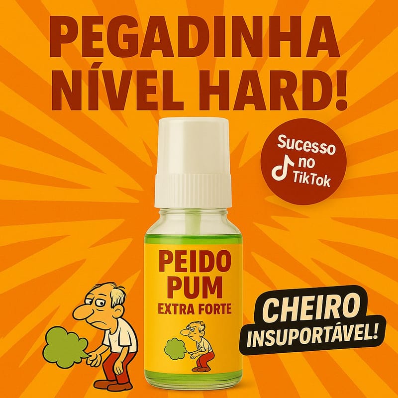 Peido Spray de Pum Pegadinha Super Forte Zoação Garantida Pegadinha Trolagem Peido Alemão Pronto