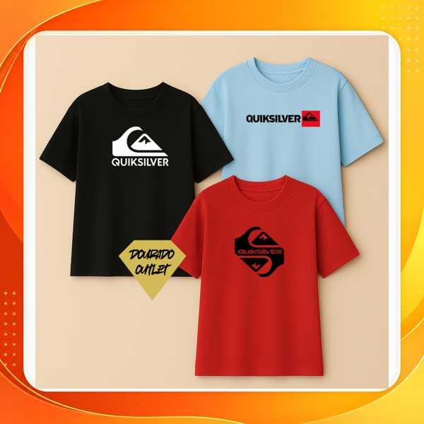 kit 3 camisetas Masculina 100% Algodão 30.1 Premium Envio no mesmo dia
