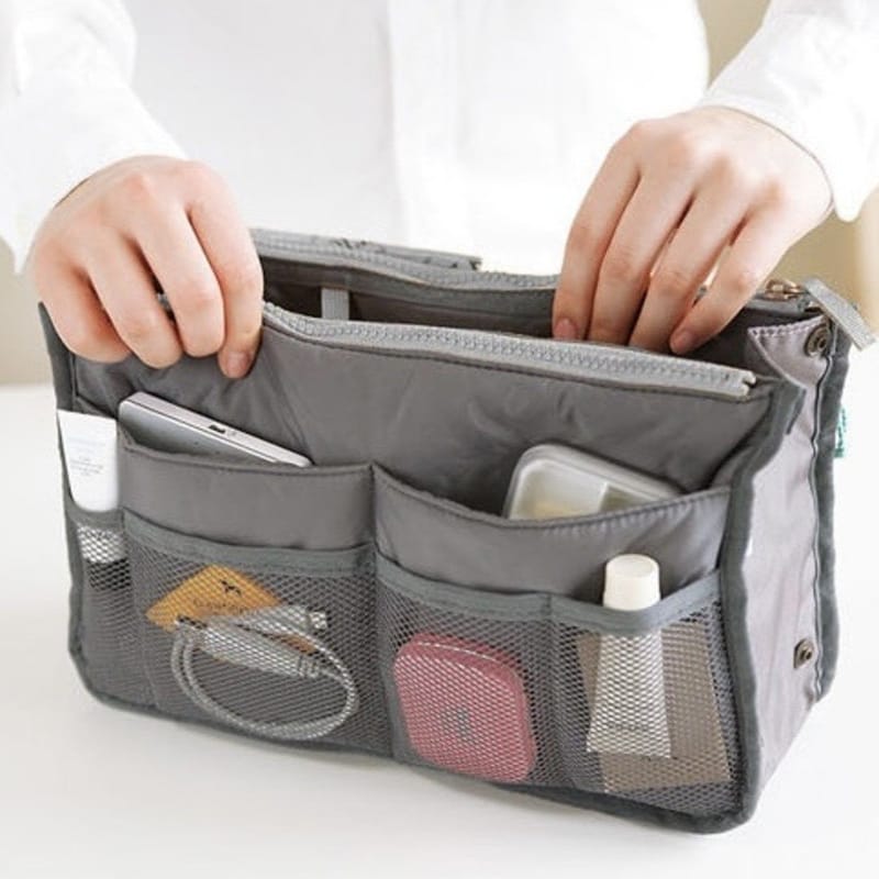 Necessaire Viagem Estilo Kpop com Divisórias