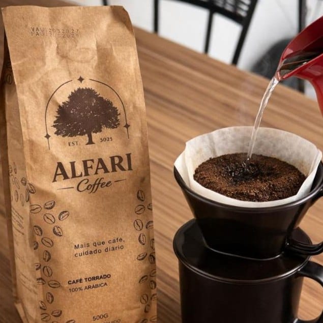 Café Alfari 500g Arábica Gourmet Torrado Moído