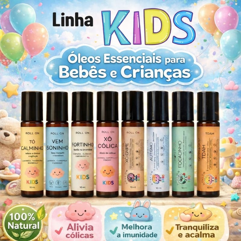 Blend Roll-on Óleos Essenciais Infantil Kids Tropfen 10mL