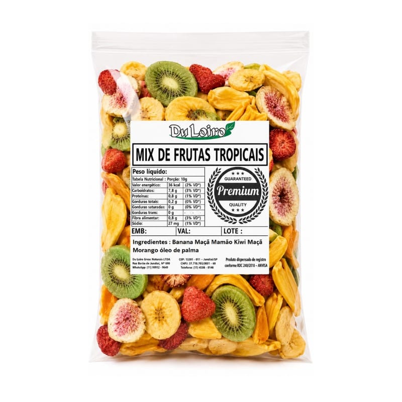 Mix Frutas Tropicais 100g 7 Frutas