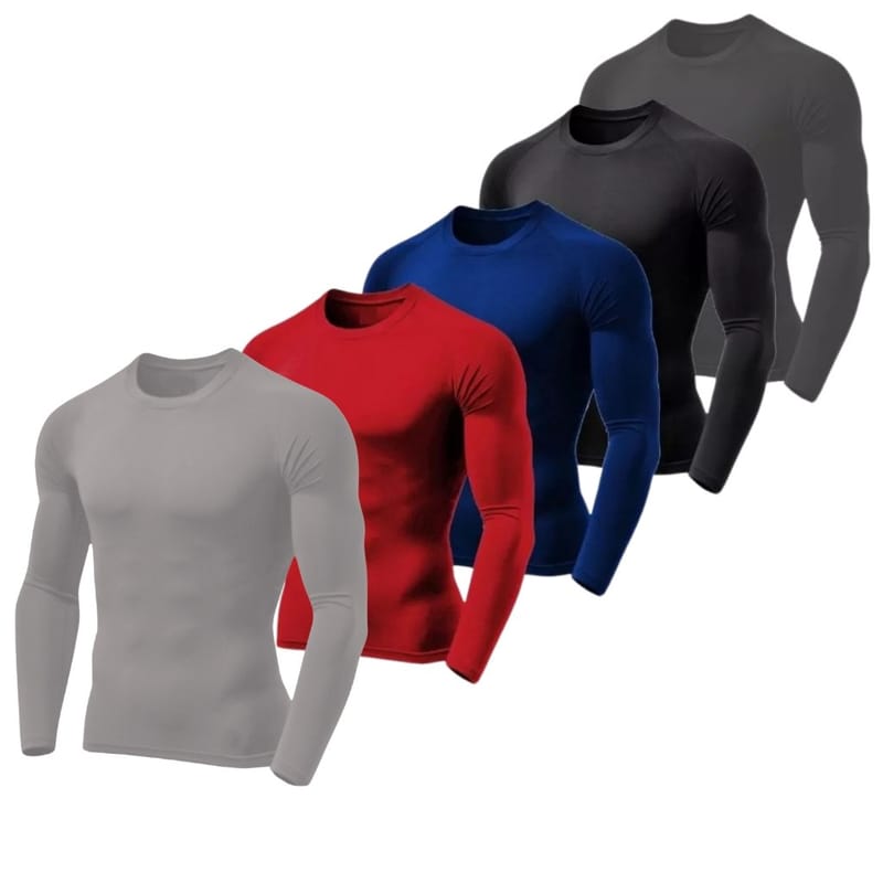 Kit 5 Camisetas Térmica Proteção UV 50+ Masculina