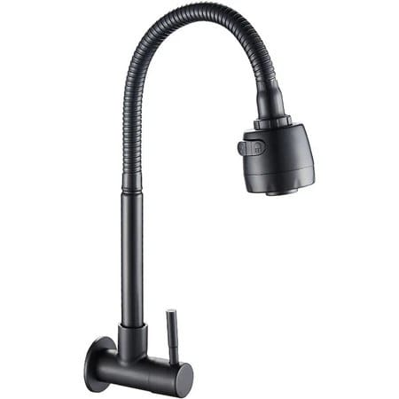 Torneira De Cozinha Gourmet Metal Parede Ou Bancada