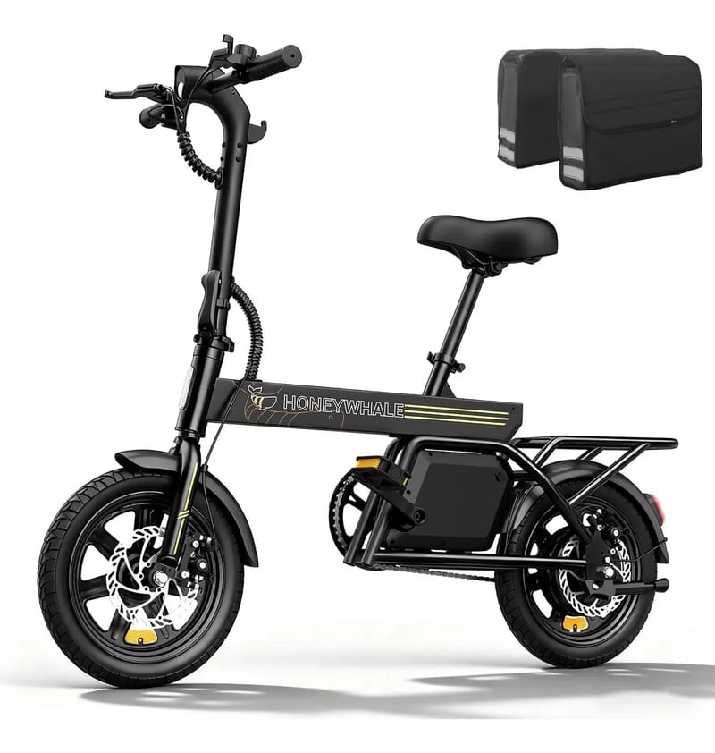 Bicicleta Elétrica Honeywhale B20 440W Dobrável Aro 14