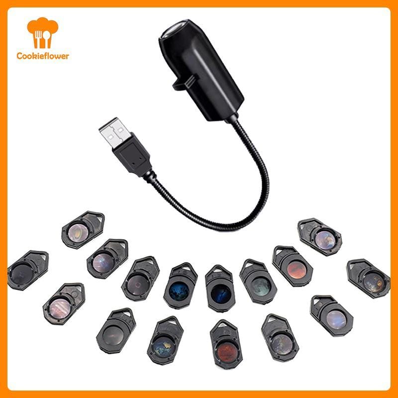 Projetor Céu Estrelado USB Teto Lua Atmosfera Quarto