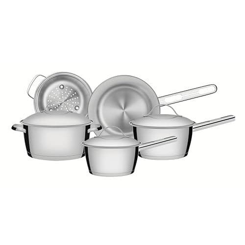 Jogo de Panelas Tramontina Inox 5 Peças Fundo Triplo