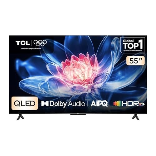 Smart TV TCL 55" QLED 4K T6C Google TV