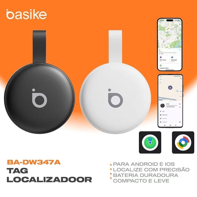 Localizador Bluetooth BASIKE Android e iOS