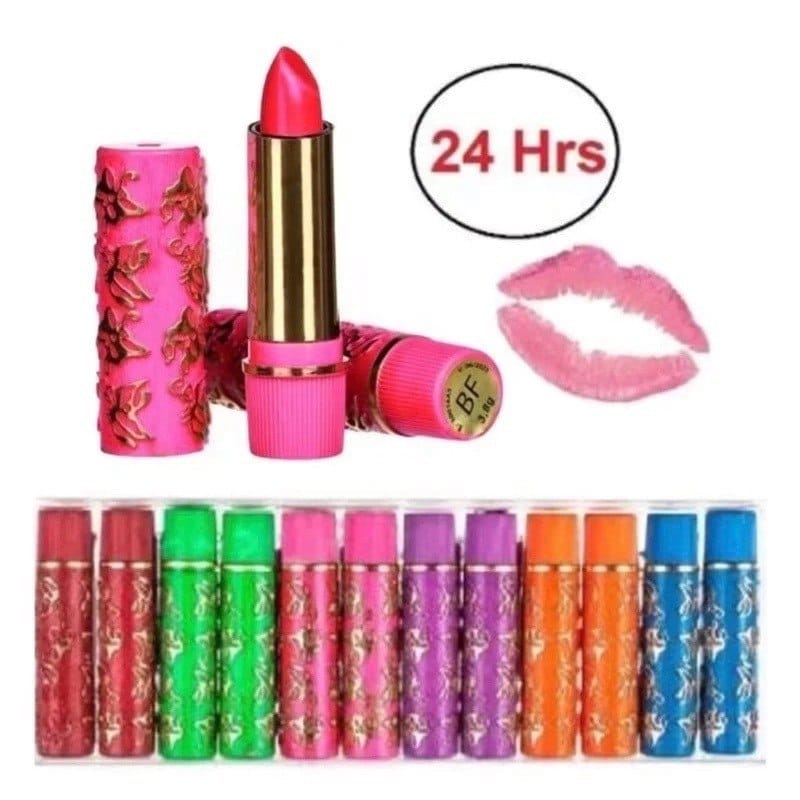 Kit 3-12pcs Batom Mágico Dura 24 Horas