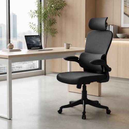 Cadeira de Escritório Laruno Almirante P600 Mesh Preta