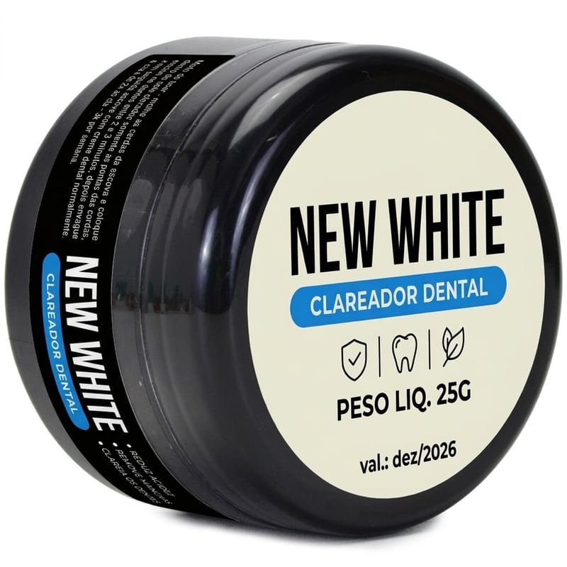 Carvão Em Pó Branqueador Dentes Ativado Profissional Natural 25 g