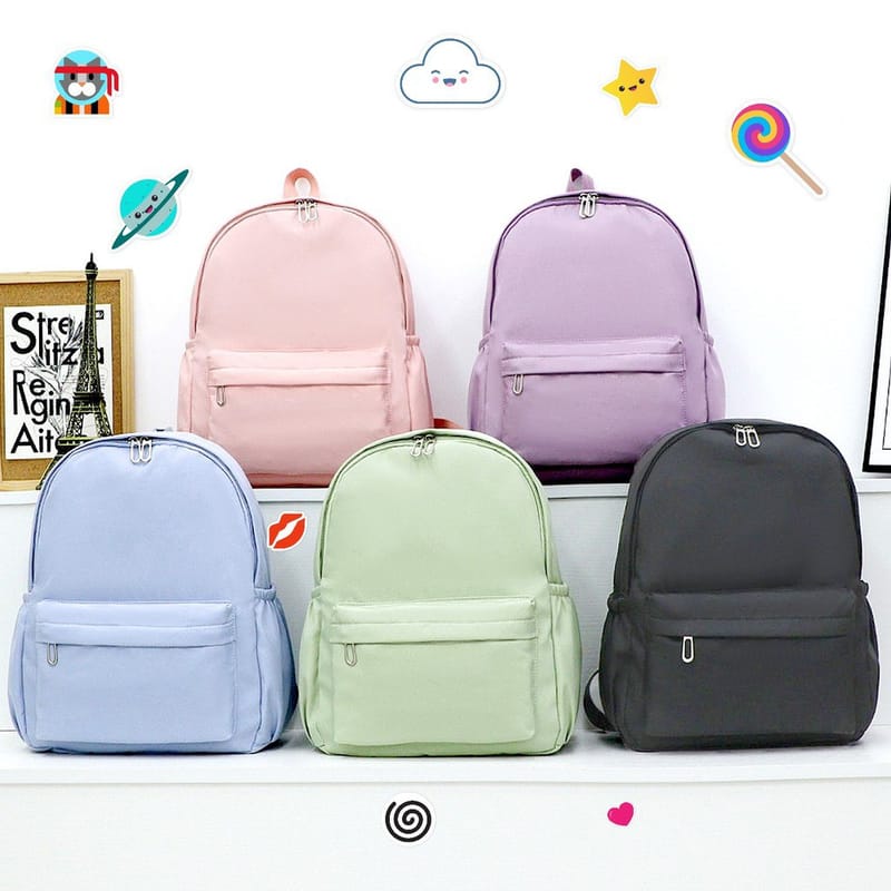 Mochila grande à prova d’água de náilon para universitários