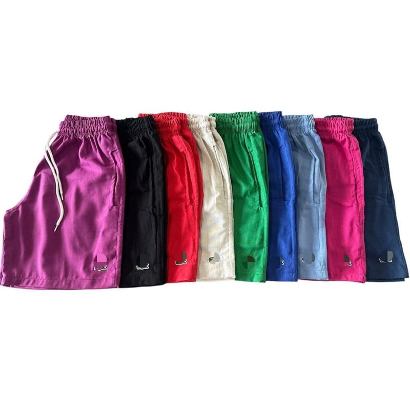 Short de linho masculino J