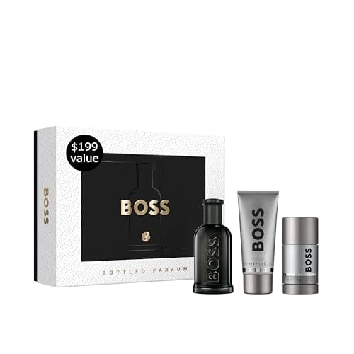 Kit Perfume Masculino Hugo Boss Bottled Parfum 3 itens