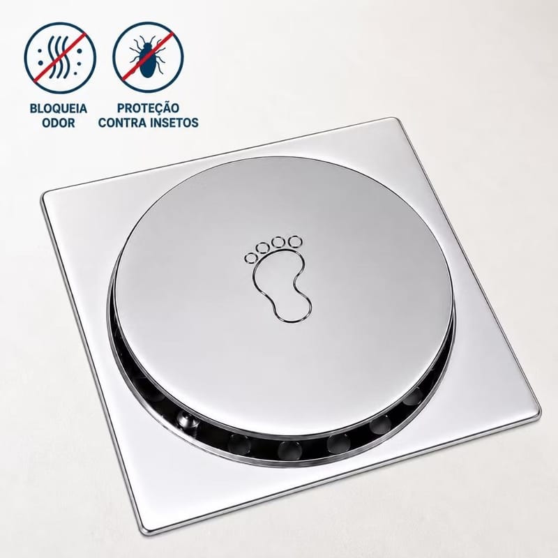 Ralo Click Inteligente Inox 10x10