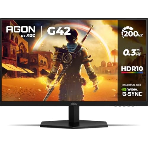 Monitor Gamer AOC AGON G42 27" 200Hz 0,3ms IPS HDR10 NVIDIA G-Sync 27G42HE