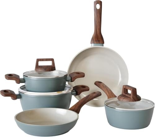 Conjunto de Panelas OSLO WOOD 5 Peças - Antiaderente