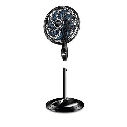 Ventilador de Coluna Mondial Super Turbo 8 Pás Preto 140W 110V